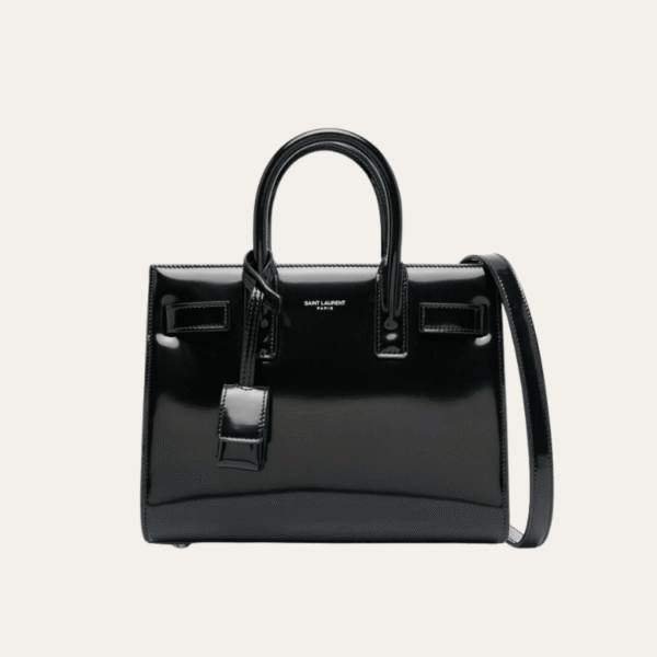Saint Laurent Sac De Jour Bag Black 10.2 Inches