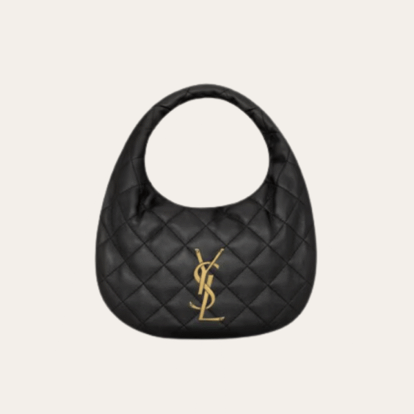 AURYSL-BAG1006 Saint Laurent Icare Hobo Bag Black 10.2 Inches 851689Aaang1000
