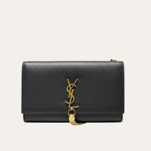 Saint Laurent Kate Woc With Tassel Black 9.4 Inches