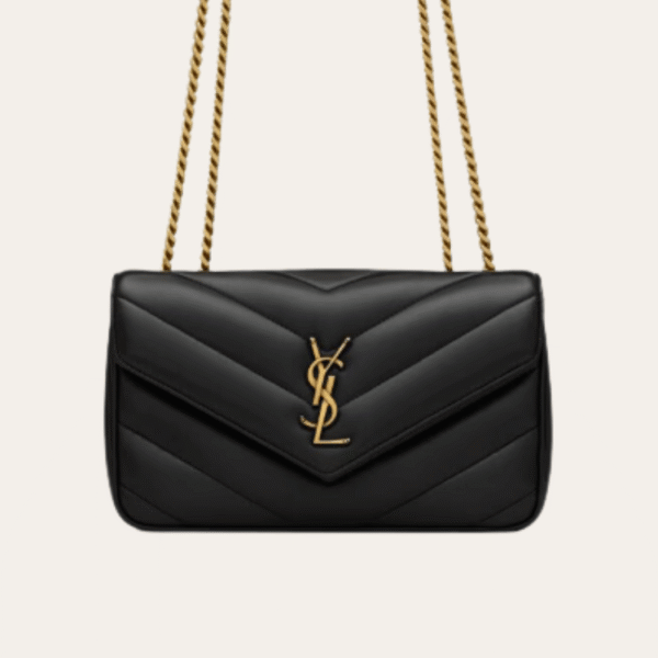 Saint Laurent Loulou Bag Black Quilted 10.6 Inches 801437AAEAX1000
