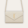Saint Laurent Envelope Woc White Bag 8.7 Inches 377828BOW019207