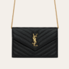 Saint Laurent Envelope Woc Black Bag 8.7 Inches 742920AAA441000