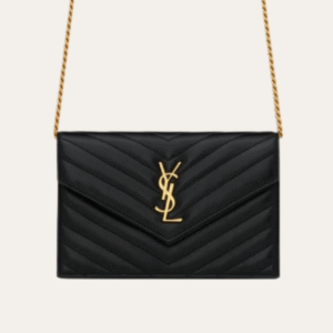 Saint Laurent Envelope Woc Black Bag 8.7 Inches 742920AAA441000