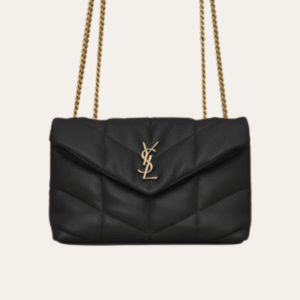 Saint Laurent Loulou Puffer Mini Bag Black 7.9 Inches 7593371El071000