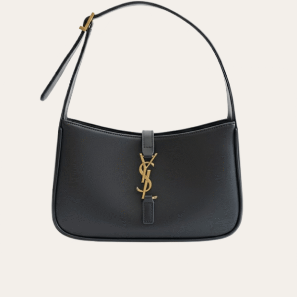 Saint Laurent Le 5 À 7 Hobo Bag Black 9.4 Inches