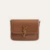 Saint Laurent Solferino Satchel Bag Tan 9 Inches