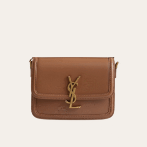 Saint Laurent Solferino Satchel Bag Tan 9 Inches