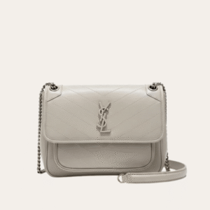 Saint Laurent Niki Bag Gray Quilted 11 Inches