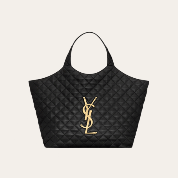 Saint Laurent Icare Maxi Shopping Bag Black 13.8 Inches 698651Aaang1000