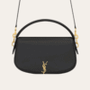 Saint Laurent Voltaire Shoulder Bag Black 9.4 Inches 7876710SX0W1000