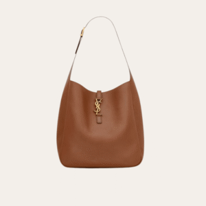 Saint Laurent Le 5 À 7 Supple Hobo Bag Tan 9.8 Inches 753837Aaauq2536