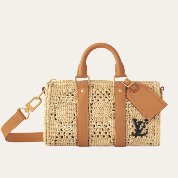 Louis Vuitton Keepall Bandouliere 25 Natural Beige 9.8 Inches M25010