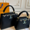 Louis Vuitton Capucines Mini Black 7.9 Inches