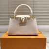 Louis Vuitton Capucines Nano Bag Beige 8.7 Inches