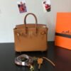 Hermes Birkin Touch Togo Handbag Brown 25cm