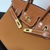 Hermes Birkin Touch Togo Handbag Brown 25cm