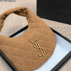 DETAIL-PICTURE-1-8 Saint Laurent Icare Hobo Bag Tan 9.4 Inches