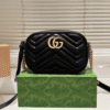 Gucci Gg Marmont Mini Camera Bag Black 9.4 Inches