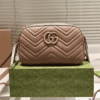 Gucci Gg Marmont Mini Camera Bag Taupe 9.4 Inches