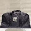 Chanel Duffle Bag Black 19.3 Inches