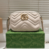 Gucci Gg Marmont Small Camera Bag Taupe 9.4 Inches