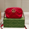 Gucci Gg Marmont Small Camera Bag Red 9.4 Inches