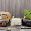 Gucci Horsebit 1955 Small Top Handle Bag White 8.6 Inches
