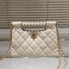 DETAIL-PICTURE-21-1 Chanel Small Tote Shini Pearls Gold-Tone Metal Beige 9.1 Inches