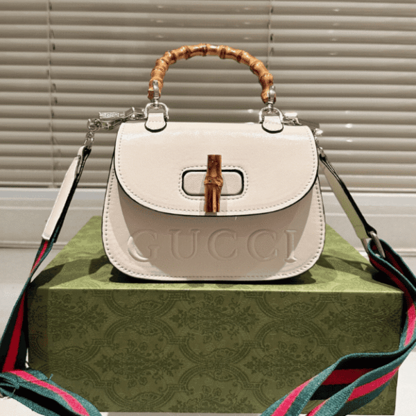 DETAIL-PICTURE-7-2 Gucci Bamboo 1947 Mini Top Handle Bag Ivory 7.1 Inches 786482 AADJQ 9589