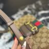 Details-40-1 Gucci Horsebit 1955 Small Shoulder Bag Sand And Brown GG Canvas 21cm 866762 FAFV9 9653