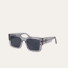 Louis Vuitton Square Millionaires Sunglasses Grey With Silver Logo LV