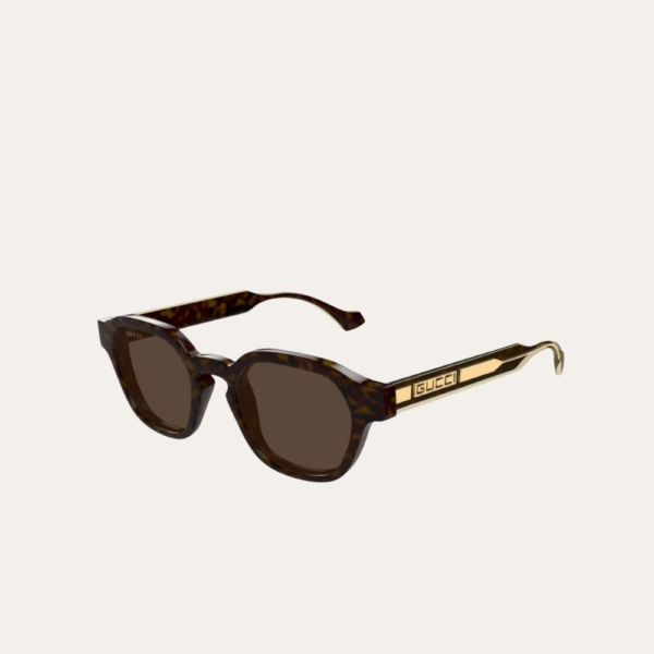 Gucci Tortoiseshell Round Sunglasses