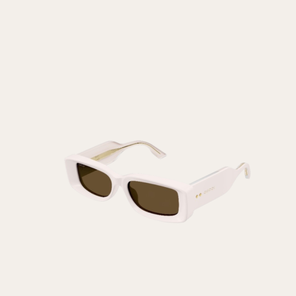 Gucci Rectangle Sunglasses Ivory GG1528S-003