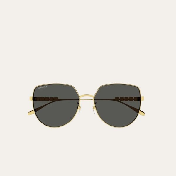 Gucci Butterfly Sunglasses Grey GG1435SA 00158
