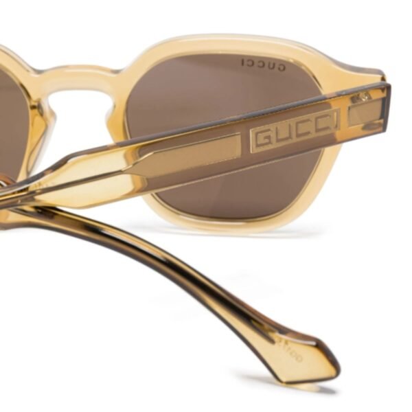 Gucci Transparent Yellow Frame Sunglasses