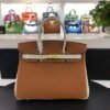 HBPBR03.jpg Hermes Birkin 30 Togo Brushed Leather Gold Hardware Brown 30Cm