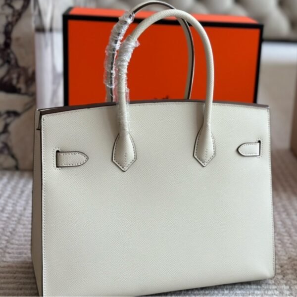 Hermes Birkin 30 Togo Mushroom White 30Cm