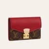 Louis Vuitton Pallas Compact Combines Wallet Red 5.1 Inches M67478
