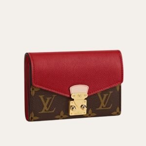 Louis Vuitton Pallas Compact Combines Wallet Red 5.1 Inches M67478