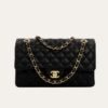 Chanel Classic Flap Black Gold Hardware 9.8 Inches