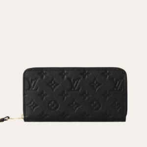 Louis Vuitton Zippy Wallet Monogram Black 7.5 Inches M61864