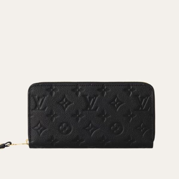 Louis Vuitton Zippy Wallet Monogram Black 7.5 Inches M61864