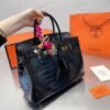 TBNB3-1.jpg Hermes Birkin 30 Shiny Porosus Crocodile Black Noir 30Cm