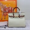 Hermes Birkin 30 Togo Brushed Leather Gold Hardware Beige Brown 30Cm