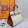 Hermes Birkin 30 Togo Brushed Leather Gold Hardware Beige Brown 30Cm
