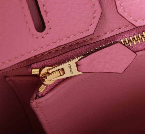 Hermes Birkin 30 Togo Leather Gold Hardware Light Pink 30Cm