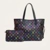 Louis Vuitton Neverfull MM Monogram Multicolore Black 12.2 Inches M40156