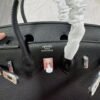 hermes3.jpg Hermès Birkin B25 Togo Black 25Cm Silver Hardware