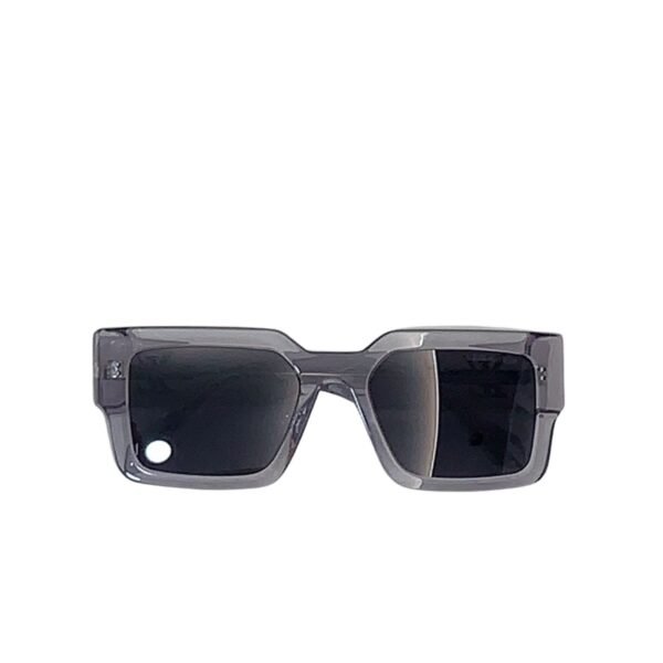 Louis Vuitton Square Millionaires Sunglasses Grey With Silver Logo LV