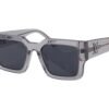 Louis Vuitton Square Millionaires Sunglasses Grey With Silver Logo LV